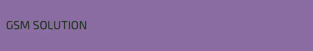GSM SOLUTION